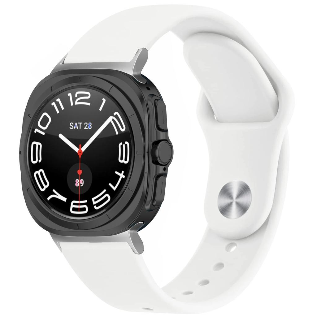 Спортивный силиконовый ремешок для Samsung Galaxy watch 7 ultra Ремешок 47 мм Аксессуары correa Браслет galaxy watch 7 FE 44 мм 40 мм 40 ремешок