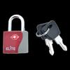 TSA Elite Keyed Padlock - Red