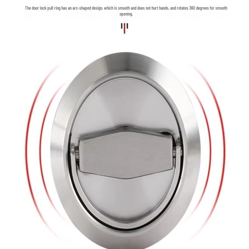 Stainless Steel Round Punch-Free Cabinet Pull Handle