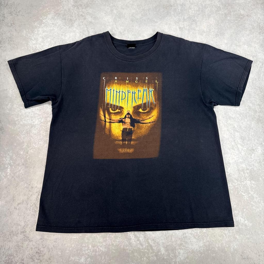 Vintage 2000s Criss Angel Mindfreak Black T-Shirt and kids tshirt (Sz XL)