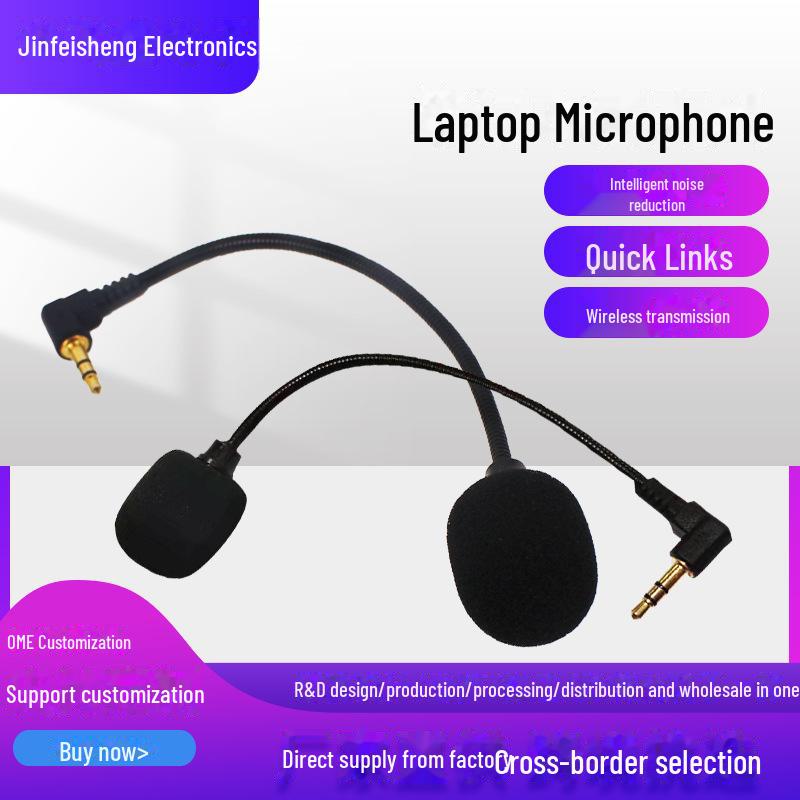 Миниатюрный металлический микрофон для прямой трансляции с шумоподавлением для караоке и записи