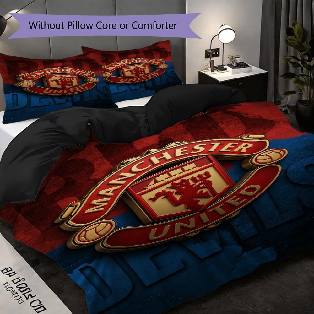Glory Devils Spirit Bedding (1 * duvet cover + 2 * pillowcase, without core) 2D Flat Christmas birthday gift Soft and comfortable