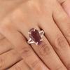 For Women Gift Amethyst Gemstone 925 Sterling Silver Jewelry Handmade Boho Ring RR-40-3