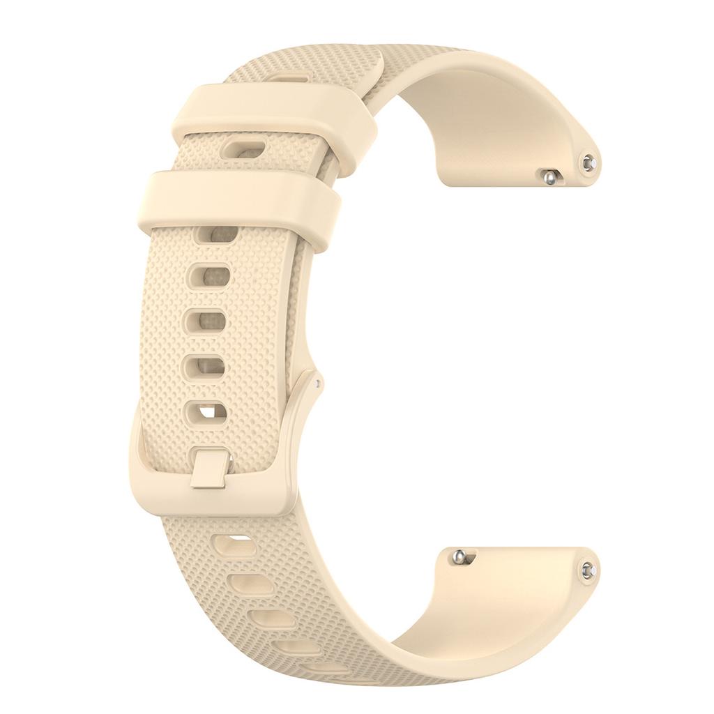 22mm Universal Grid Texture Silicone Watchband Replace Strap for Huawei Watch 3 3 Pro Samsung Amazfit Watch Etc