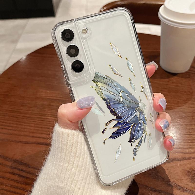 Чехол с маленькими цветами для Samsung Galaxy S24 S23 S22 Ultra S21 S20 FE A52 A56 A14 A34 A15 A25 A35 A55 A54 5G S25 Plus силиконовый чехол