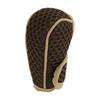 HOPESPANNER Universal Gear Shift Knob Cover Stick Shift Handle Protector Automotive Fabric 1Pc Anti Slip Dark Brown