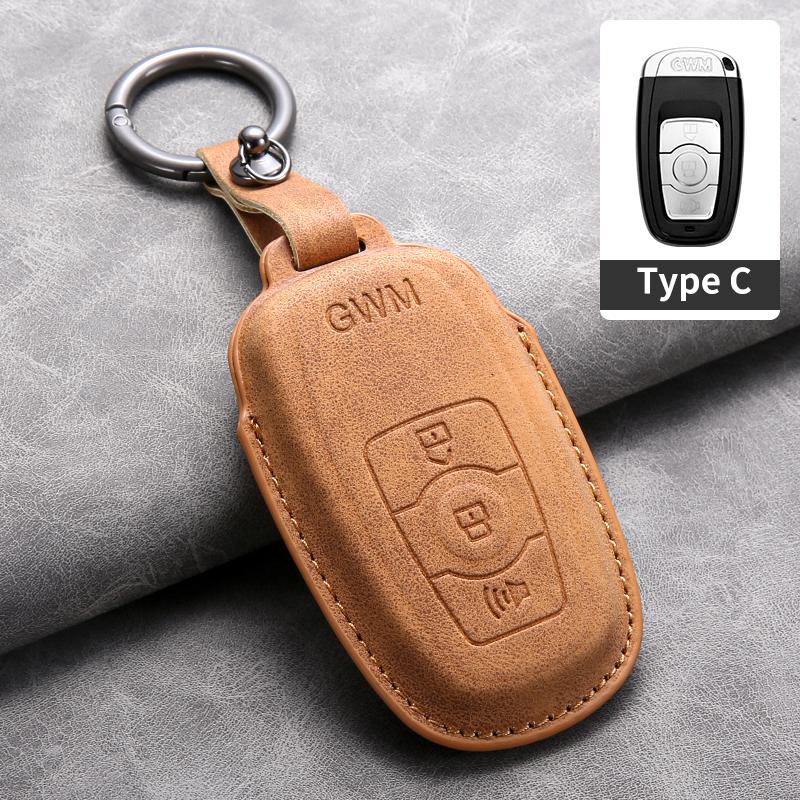 For Haval To Genesis Car Smart Key Case Cover Key Pack Remote Protection Sleeve Buckle Rope Special Accessories Multi Styles