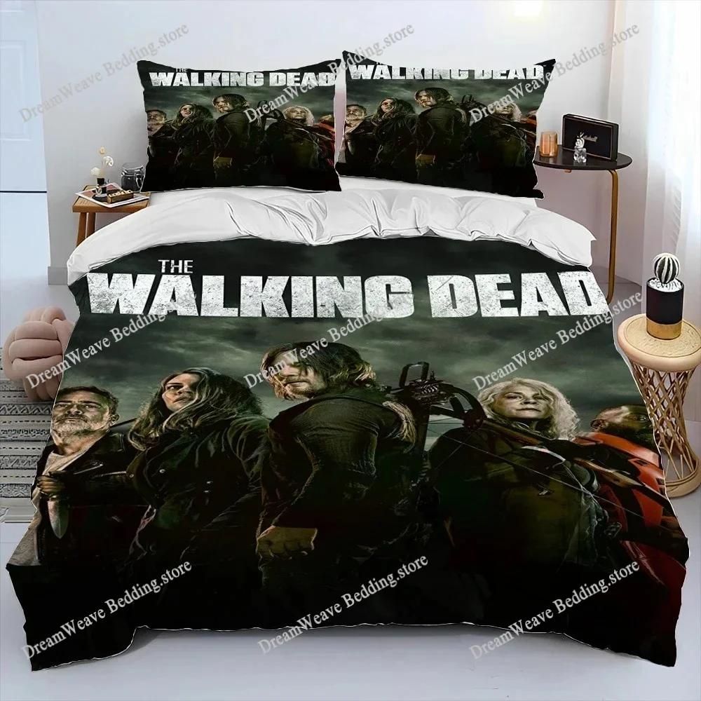 Horror TV The Walking Dead Lincoln Sheets Quilt Covers Bedding Dormitory Sheets Bedding Set Soft Warm Bedding Set Luxury Gift963