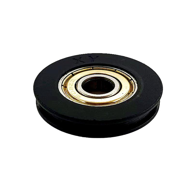 Высокое качество U-образный нейлоновый резиновый шкив для литья под давлением Гибкие шарикоподшипники Колеса Роликовые двери и шарикоподшипники на направляющих для окон