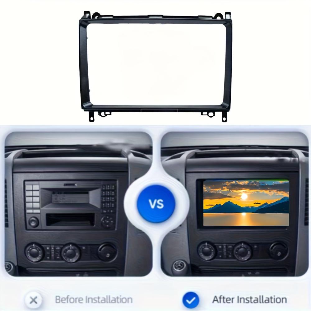 Car Fascia for Mercedes Benz A-class W169 B-class W245 W906 for Sprinter Viano Vito for VW Crafter 9-inch panel frame Kit Interior Mouldings