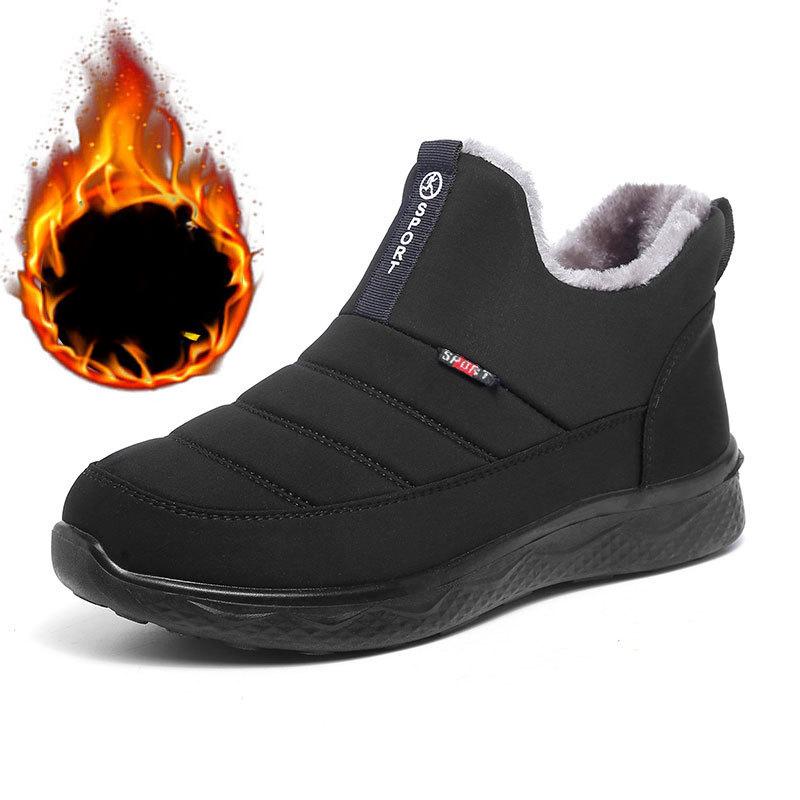 Женские зимние ботинки 2025 Новое поступление Женская обувь Обувь на платформе Женские ботинки на плоской подошве Теплые ботинки Женские повседневные плюшевые зимние ботинки Женские