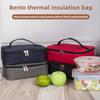 Изолированная сумка-тоут для взрослых и детей для ланча, портативный герметичный контейнер для еды