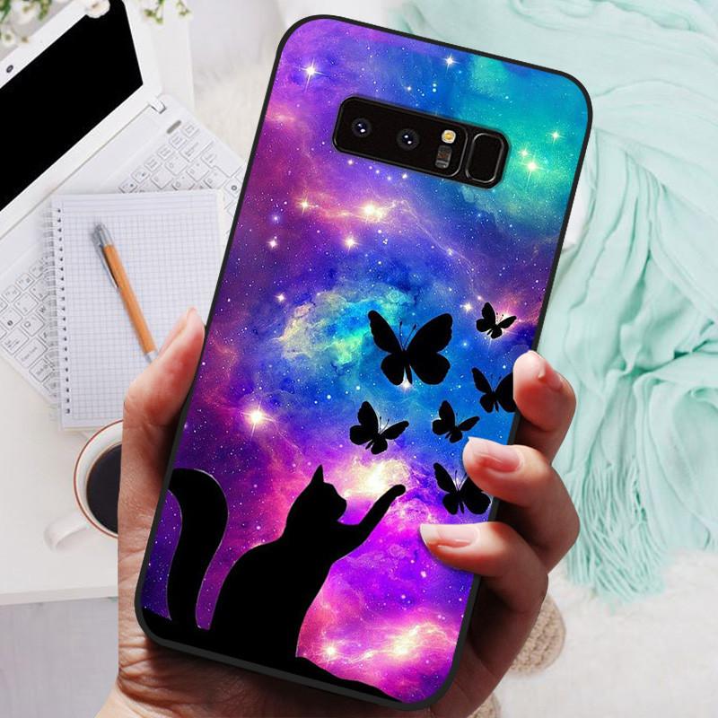 Чехол-накладка для Samsung Note 8 9 7 5 Волк Кошка Животные Силиконовые Мягкие Задние Чехлы для Samsung Galaxy Note 9 Note8 Note7 Чехол для телефона