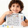 Focus and Attention Fun Coloring Book Handwriting Exercise Look & Find Game Book  Kids Toy