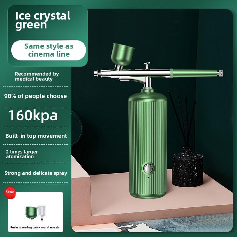Инструмент для инъекций кислорода Увлажняющий спрей-вводитель для лица Паровой аппарат высокого давления Ручной водный свет Красота Бытовой инструмент для инъекций кислорода