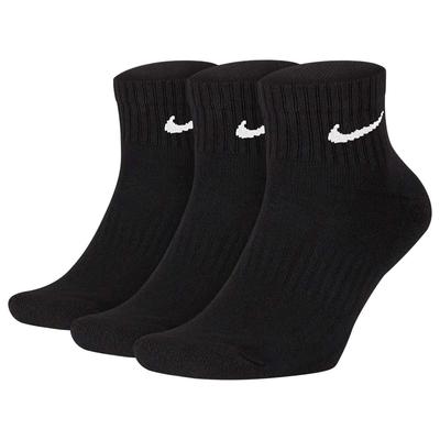 Nike 3P повседневные носки с подкладкой Quarter черные x мужские [размер 25-27 см] [цвет белый] #SX7667-010