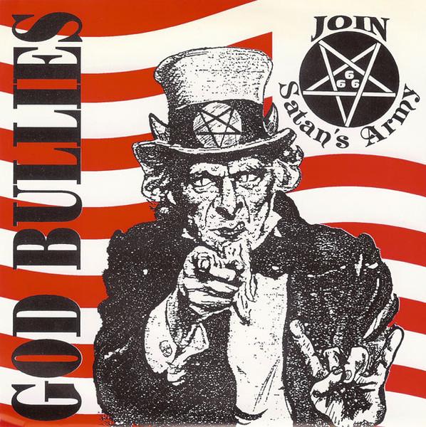 7inch Record GOD BULLIES - Join Satan's Army SCALE31 AMPHETAMINE REP 1990 US Rock Used