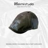 Vintage Street Trendy Hat Leather Forward Hat Men's and Women's Autumn Shiny Leather Beret Fashion Versatile Painter Hat