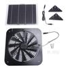 10W Solar Panel 13 Inch Exhaust Fan Solar Ventilation Fan for Bathroom Warehouse Room