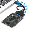 Highly Speed M.2NGFF mSATA SSDs to SATAAdapter Converters to SATAInterfaces m.2NGFF to USB Converter for Versatile Use