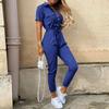 Women's Casual Solid Color Bodycon Jumpsuits Rompers Adjustable Shoulder Straps Bodysuits High Waistband Slim Fit Cargo Pants One-Piece Suits Overalls