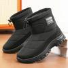 Snow Boots Women's Winter 2025 Warm Piled Thickened Elderly Shoes Men's and Women's Same Outdoor Sports Platform Cotton Shoes