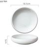 Round Ceramic Fruit Salad Plate Soup Basin 7 Inch Ramen Bowl Home Kitchen Retro Tableware Cooking Plate Snack Bread Dessert Bowl