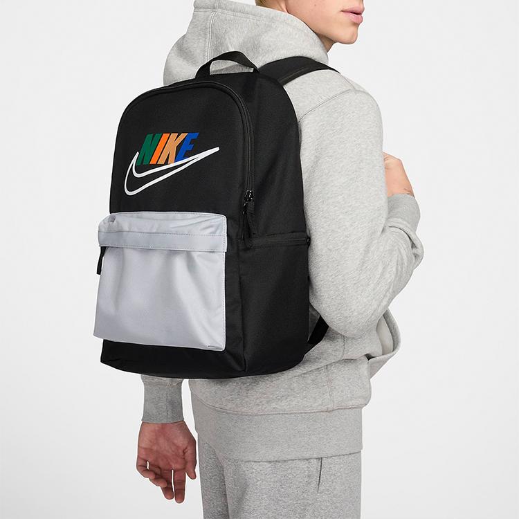Nike Рюкзак Heritage 25 л Черный/Волчий Серый/Белый FZ2492-010
