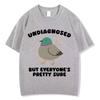 Undiagnosed But Everyones Pretty Sure Funny Pigeon Meme T Shirt Men Women Fashion Tshirts Longsleeved Casual Cotton Tshirts