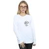 Janis Joplin Womens/Ladies Outline Sketched Sweatshirt