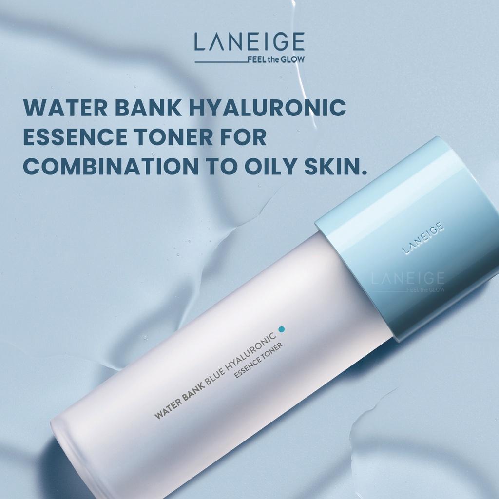 LANEIGE Тоник Water Bank Blue Hyaluronic Essence 160 мл(для жирной кожи)  Мягкий отшелушивающий уход для более гладкой текстуры кожи.