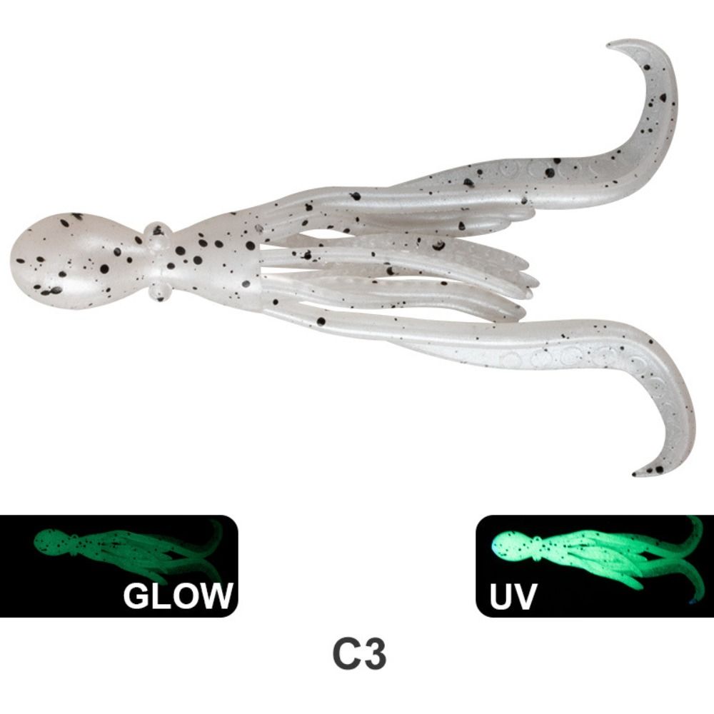TPE Material Saltwater Octopus Bait Rubber Fishing Tackle 2024 Octopus Squid Lure