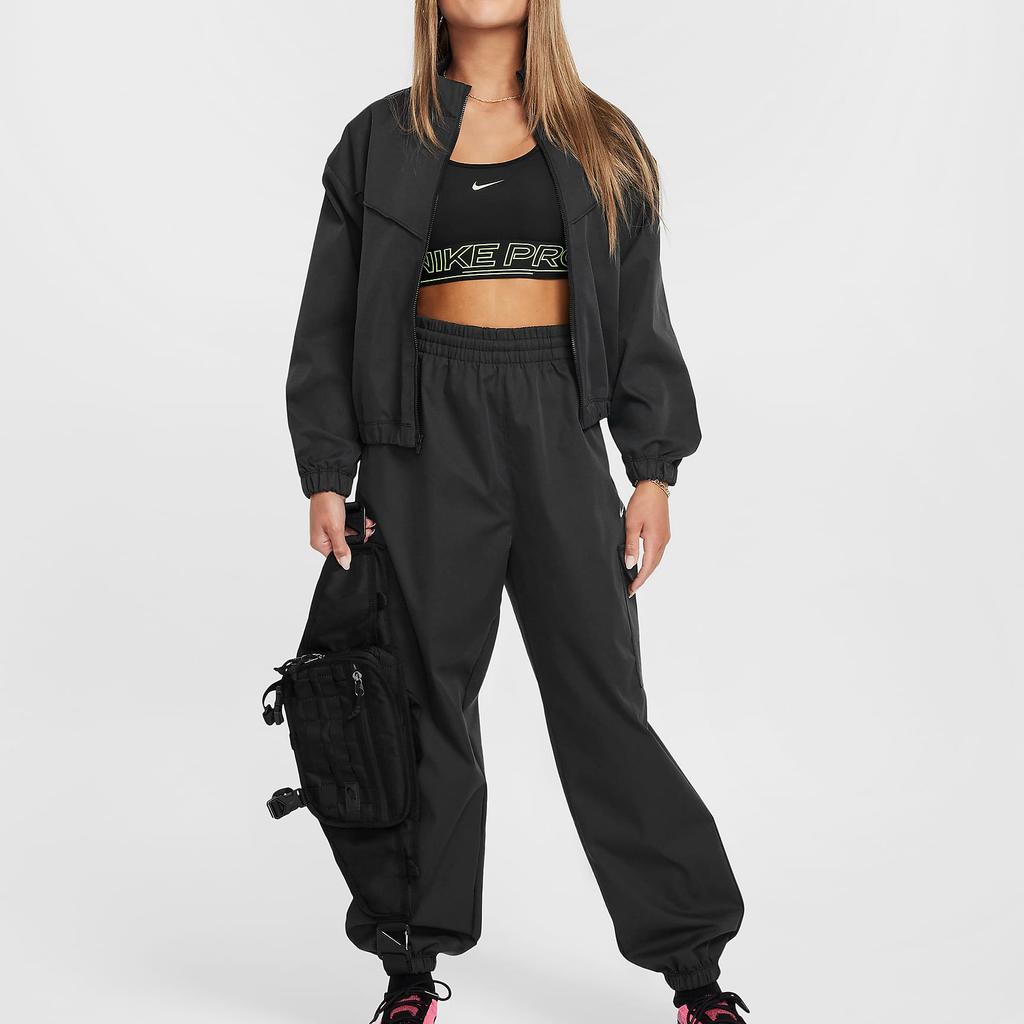 Nike Вязаные спортивные штаны мужские низ Черный Белый FZ5554010