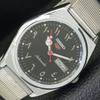 ВИНТАЖНЫЕ ВОССТАНОВЛЕННЫЕ МУЖСКИЕ ЧАСЫ SEIKO 5 AUTOMATIC 6309A ЯПОНИЯ ЧЕРНЫЕ a441394-5 Sk-a441394