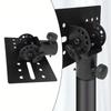 35mm Rotatable Metal Mount Tripod Pole Metal Construction Adapter Top Cap Pallet Speaker Bracket