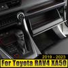 Противоскользящий коврик с прорезями для ворот, резиновые подушечки, коврик для Toyota RAV4-2022 2023 RAV 4 XA50, гибридные аксессуары для интерьера, пыль