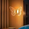 LED Wall Light Butterfly Lamp Fixtures Porch Decor Dining Room Loft Office