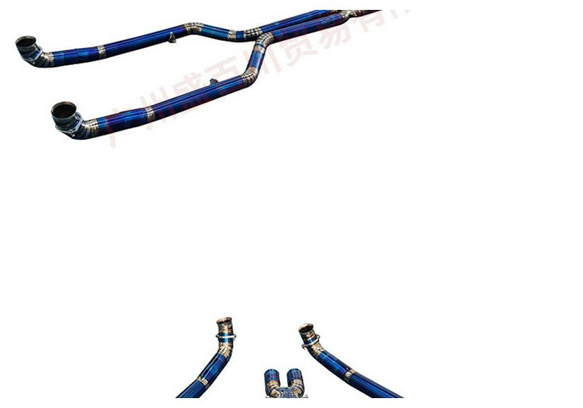 Compatible Titanium Exhaust Tailpipe for BMW M5 F10 / M6 F06 F12 F13 S63 4.4TT V8