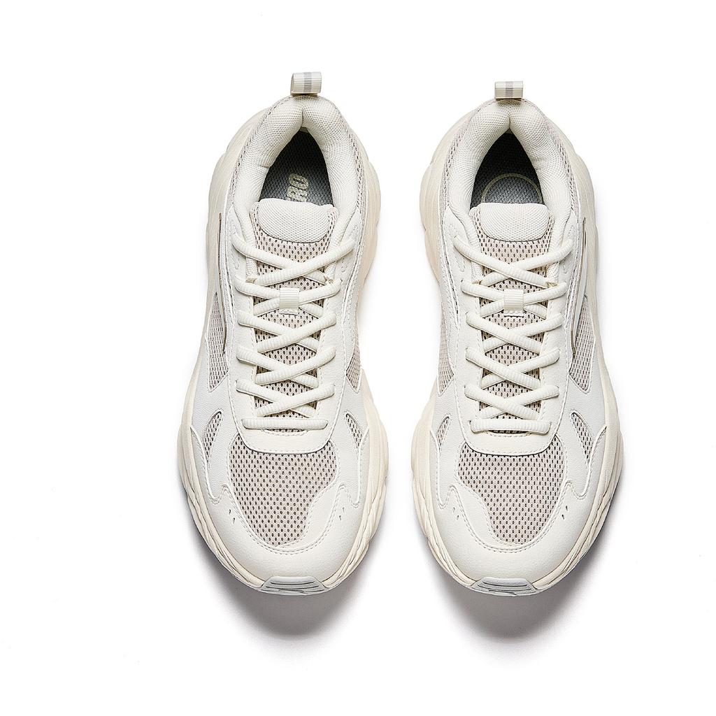 Anta Chenge Fashion Trend Breathable Lightweight Low-Top Casual Shoes Men Sneaker White Gray 912548802-1