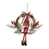 Christmas Snowman Wreath Vine Xmas Party Decorations for Wall