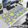 Aston Villa Personalized Large Mouse Pad Custom Name Text Extended Desk Mat Gaming Mousepad