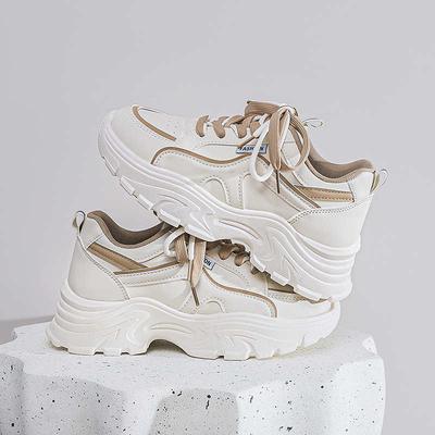 Модные кроссовки на толстом каблуке в стиле хип-хоп для лета, женские плетеные туфли размера 46, женские больших размеров 45 46, спортивные, модные, купить для развлечений