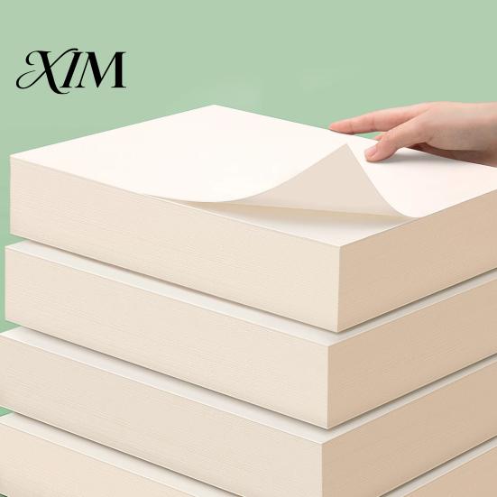 Обычная белая бумага для рисования для мозгового штурма, плотная чистая бумага для заметок, универсальные листы без линий и рамок для ежедневного планирования, математических расчетов и