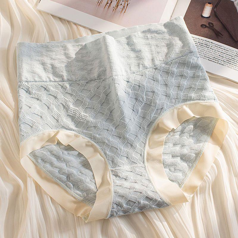 Untouched Underwear for Women Breathable for Girls Mid To High Waist Waist Cinching Hip Lifting Plus Size Women's Triangle Pants with A Headband