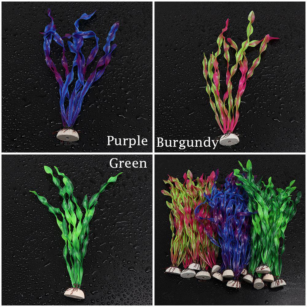 30 см домашнее водное украшение пластиковый аквариум водяная трава искусственные растения