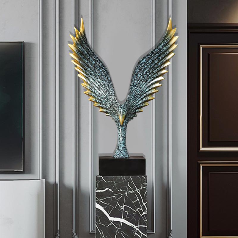 European Resin Style Eagle Statue For Living Room And Decoration Showroom