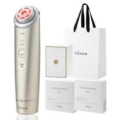 YA-MAN Facial Equipment Lift Up Photo Plus Shiny Neo Power Booster Pad Set of 2 RF EMS Pore Clean Hydrate YJFM18NAM