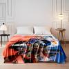 Forza Horizon 5 Hot Wheels race track design Flannel blanket for bedroom, living room, sofa, and nap sofas