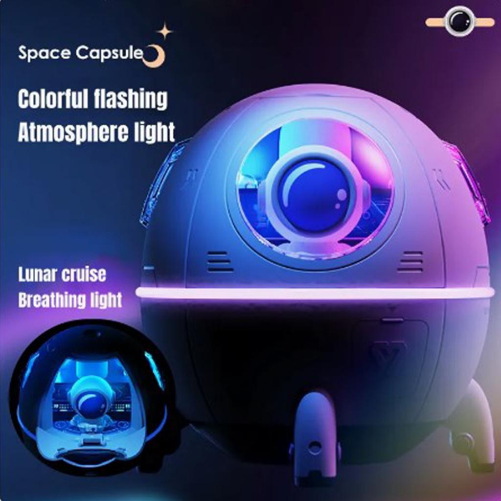 Astronaut Air Humidifier With 220ml Water Tank Ultrasonic Aroma Essential Oil Diffuser Usb Mists Sprayer With Led Light