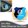 3D metal shield high quality car emblem badge decoration sticker for Volvo XC60 V50 V40 XC90 S60 S40 S80l V90 V60 EX90 S90 XC40
